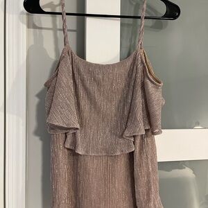 Ella Moss Metallic Knit Dress